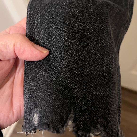 Rag & Bone High-Rise Ankle Skinny Jeans in Dark Gray - Picture 5 of 6